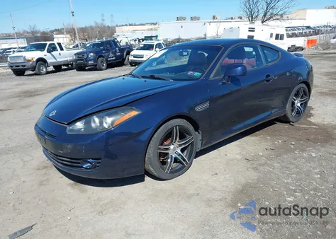 2008 Hyundai Tiburon Gt/Gt Limited/Se z USA, uszkodzony, nr VIN KMHHN66F48U287877